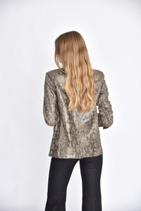 CROCO BLAZER.   Sale 20% Off