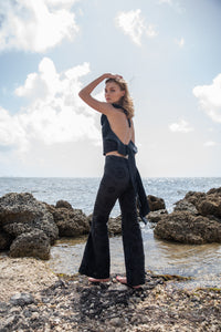 HALTER TOP BLACK