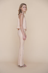 DELFUEGO PANTS NUDE.  Sale 20% Off