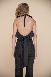 HALTER TOP BLACK