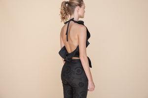 HALTER TOP BLACK