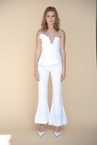 DELFUEGO PANTS WHITE